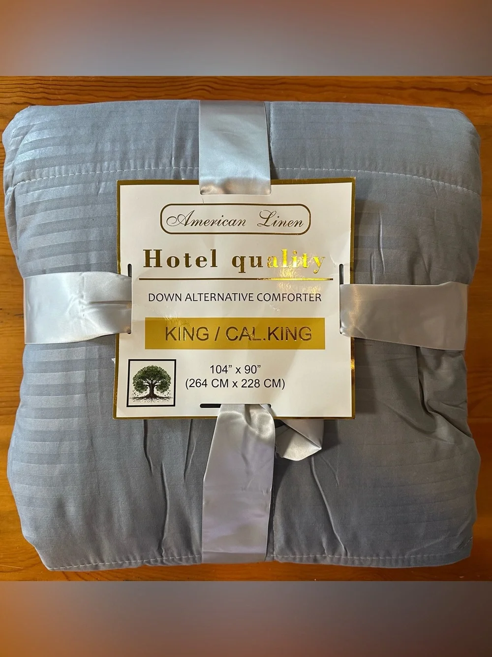 King/Cal. King 100% Cotton Down Alternative Comforter -NIP